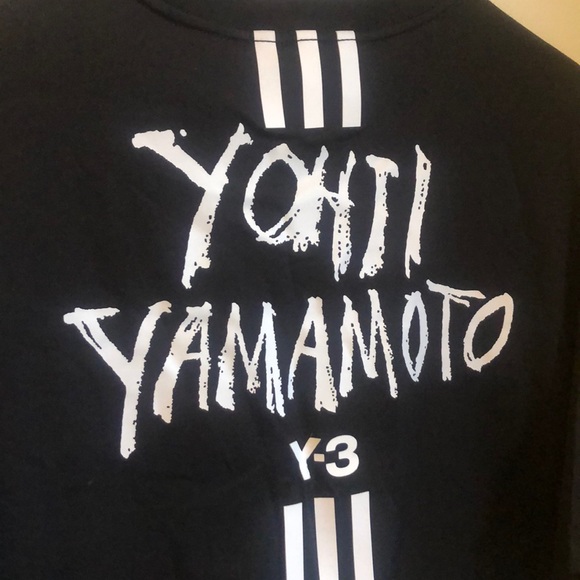 New Y-3 Adidas Yohji Yamamoto Men’s Tee Shirt - Picture 4 of 12
